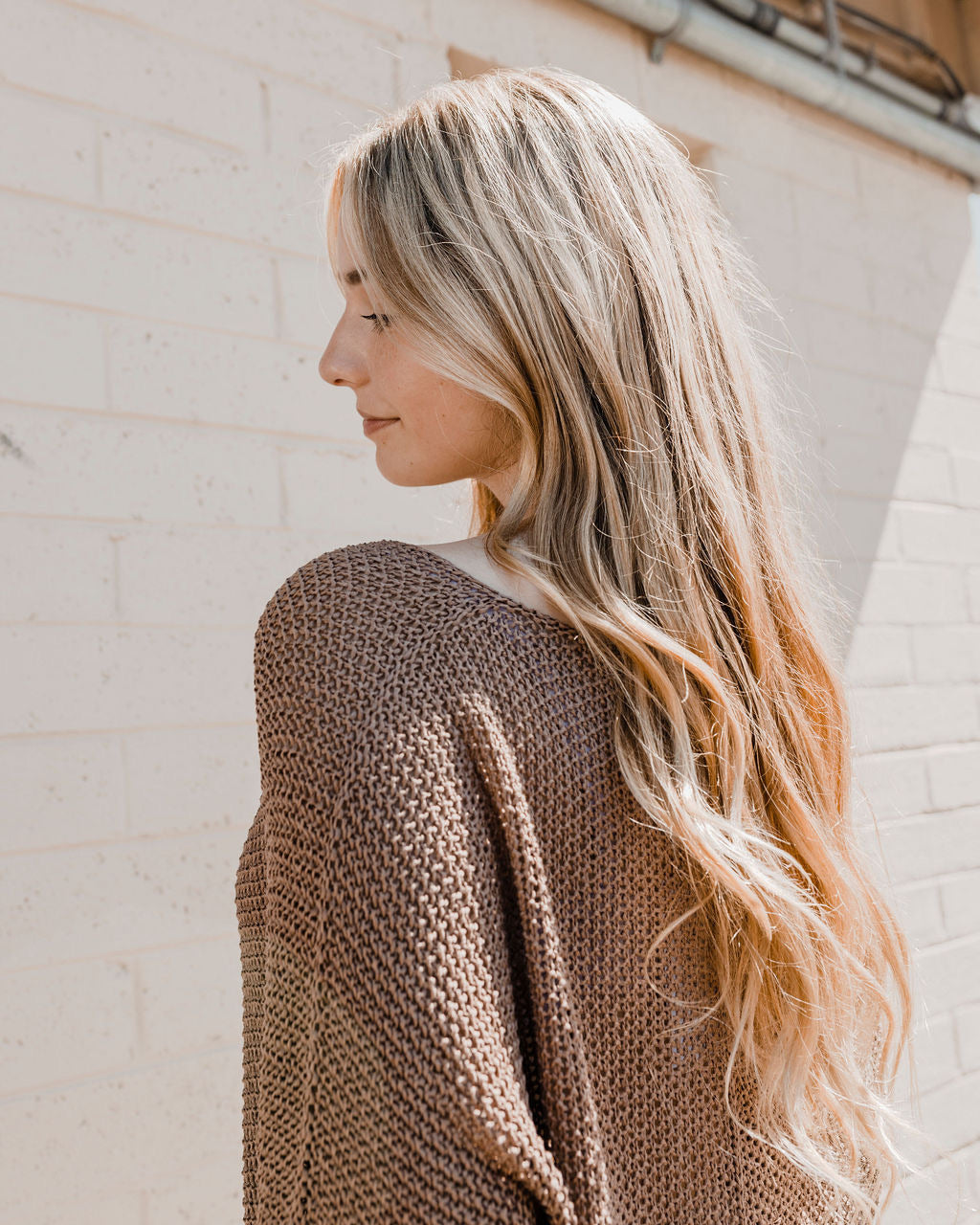 Olive Grove Crochet Knit Sweater by 75