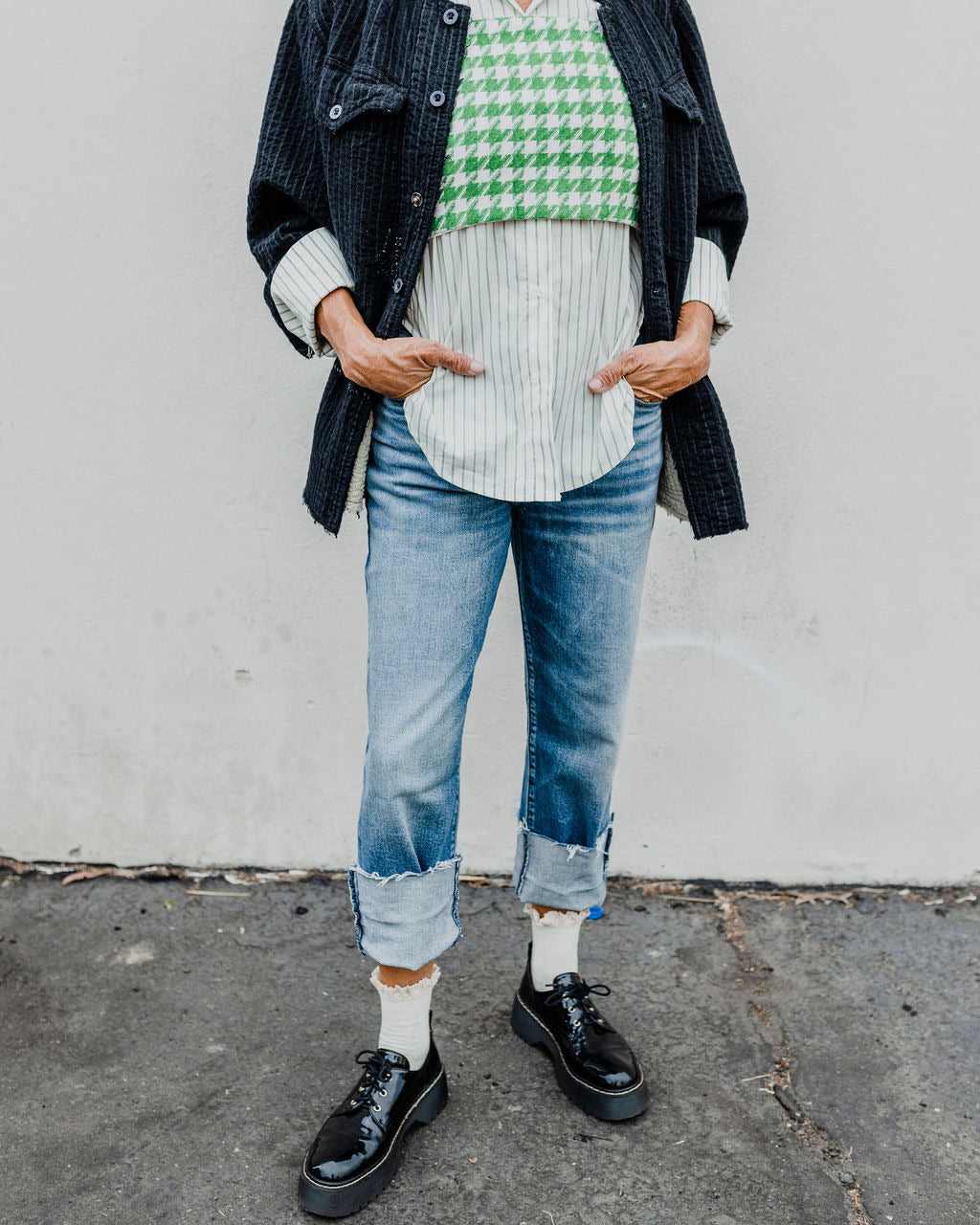 Rebel High Rise Straight by Porter Blue