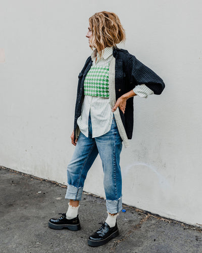 Rebel High Rise Straight by Porter Blue