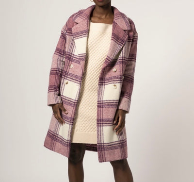 Sofia: Ladies Woven Coat by Frnch
