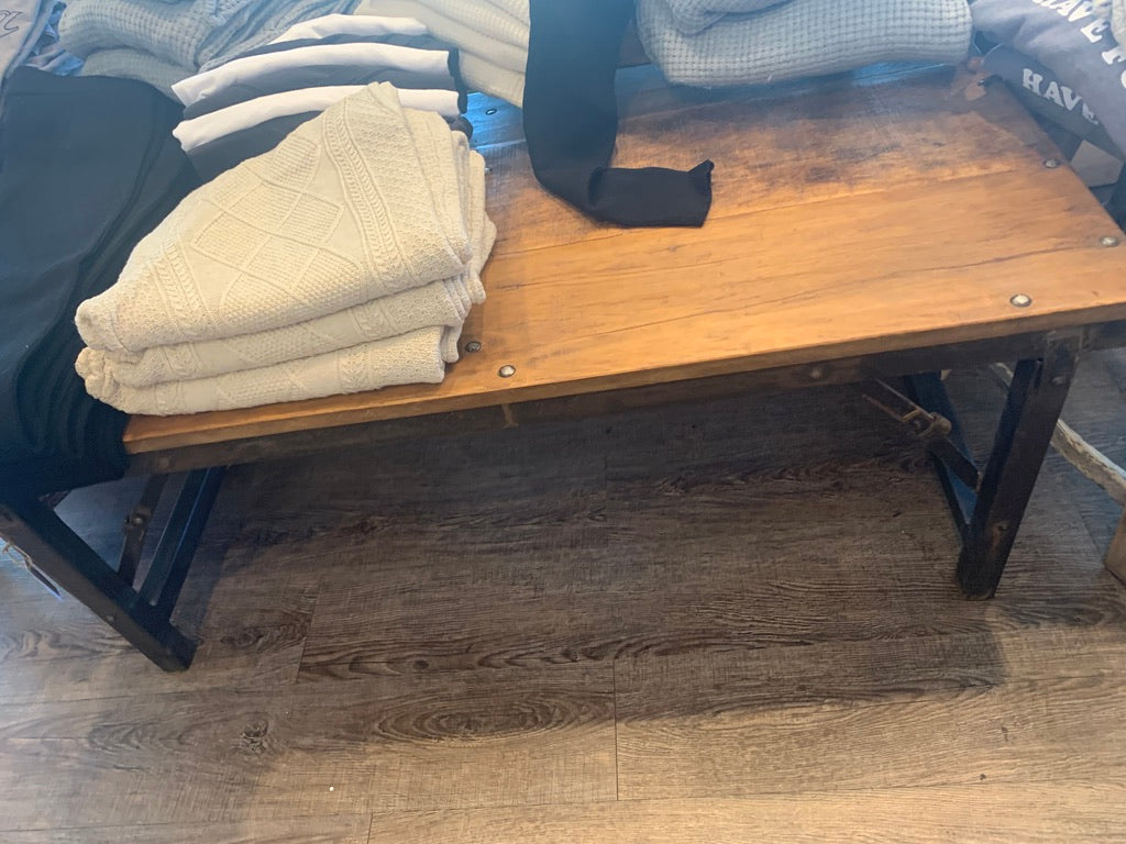 Small Iron Frame Wedding Coffee Table