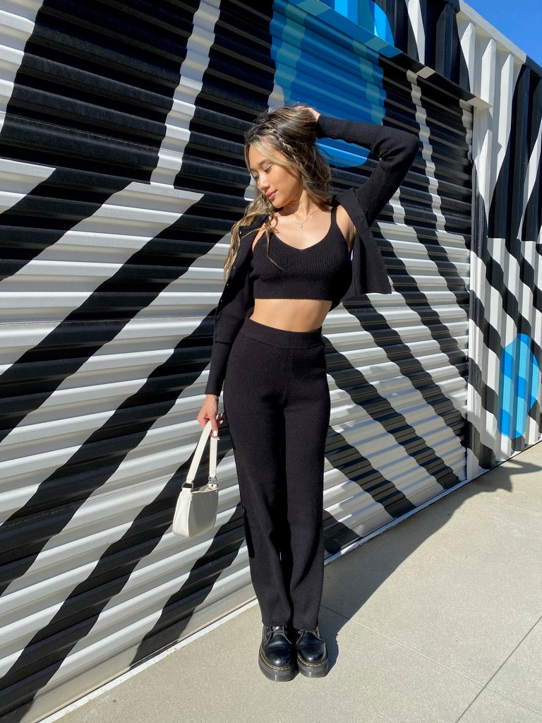 Elle Ribbed Pant by Nia the Brand