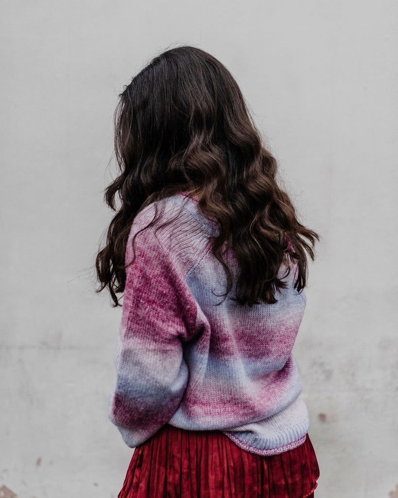 Multi Color Crew Neck Sweater