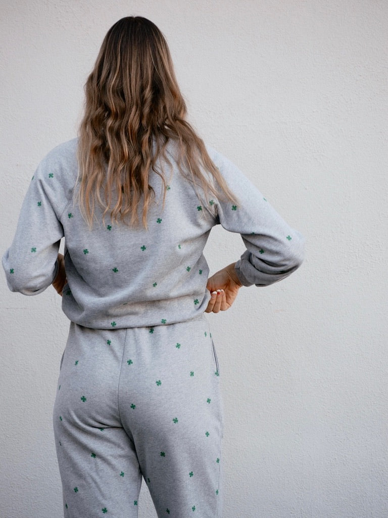 4 Leaf Clover Sweatshirt: Made in LA