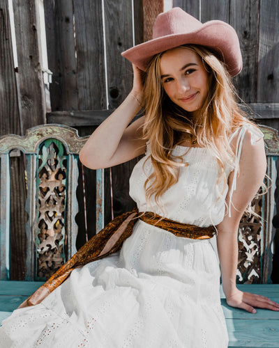 White Everlasting Eyelet Maxi Dress by Lost + Wander