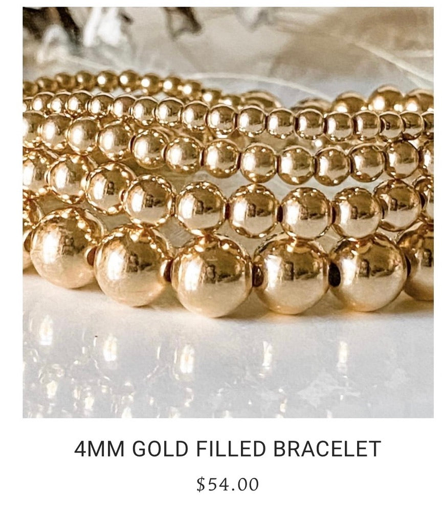4MM Gold Filled Bracelet