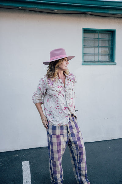 European Cotton Printed Kelly Western Shirt with Ric Rac  1216 by Magnolia Pearl