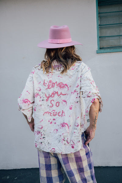 European Cotton Printed Kelly Western Shirt with Ric Rac  1216 by Magnolia Pearl
