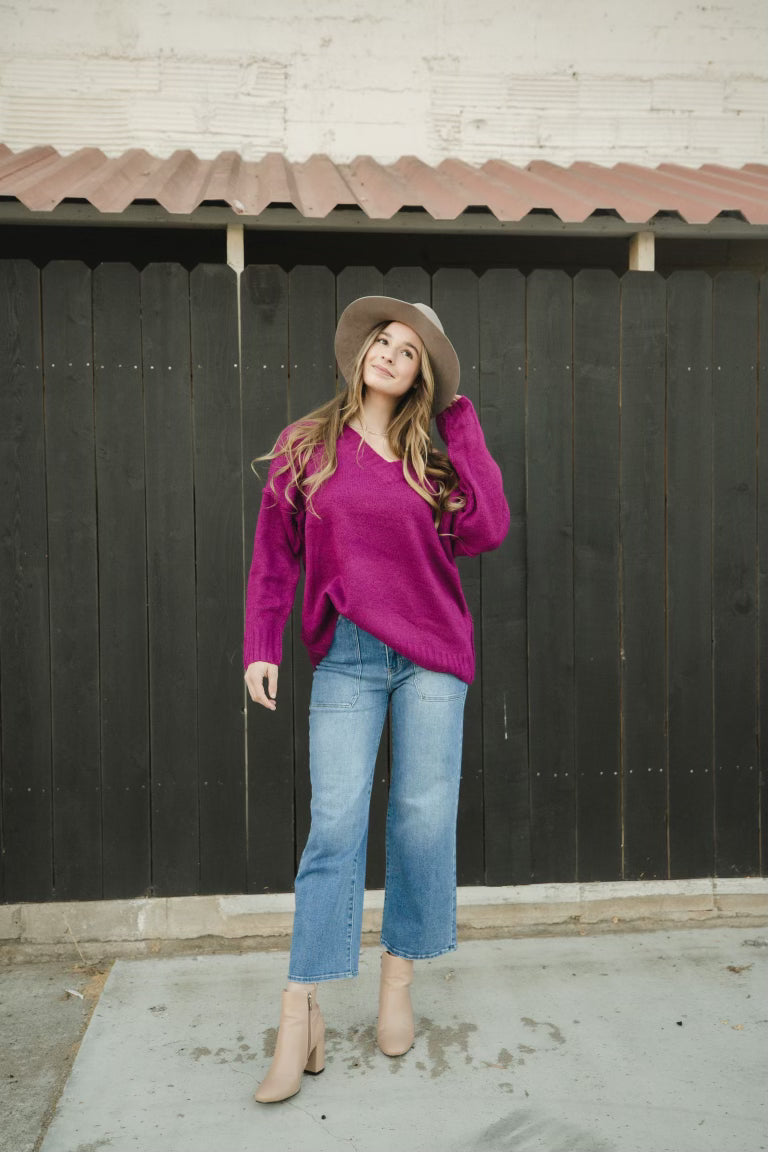 V Neck Sweater