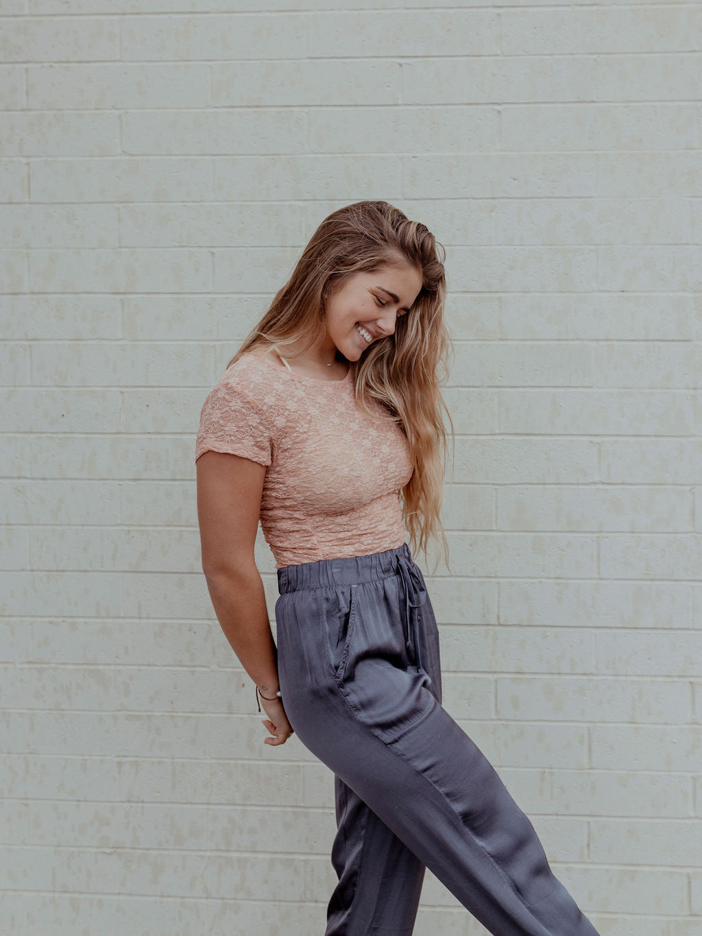 KEEP IT SIMPLE LACE BABY T by Free People