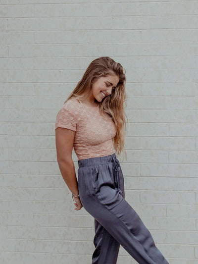 KEEP IT SIMPLE LACE BABY T by Free People