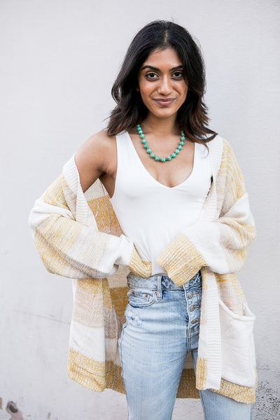 Knit Sleeveless V Neck Crop Top by 75