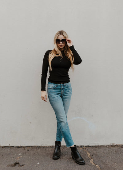 Rebel High Rise Straight by Porter Blue