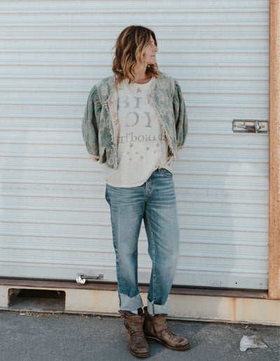 Rebel High Rise Straight by Porter Blue
