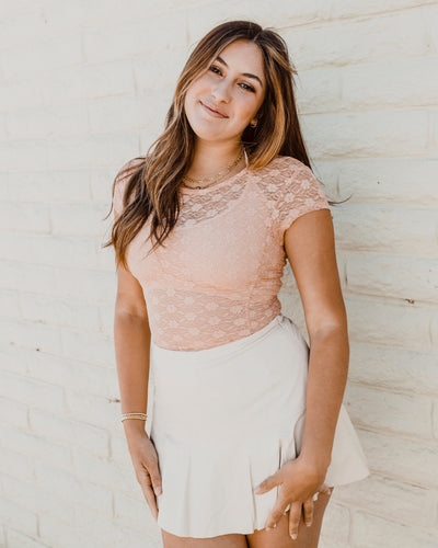 KEEP IT SIMPLE LACE BABY T by Free People