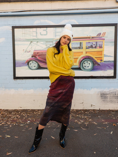 Bias Midi Skirt