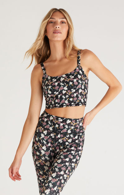 Pure Floral Cropped Tank by Z Supply