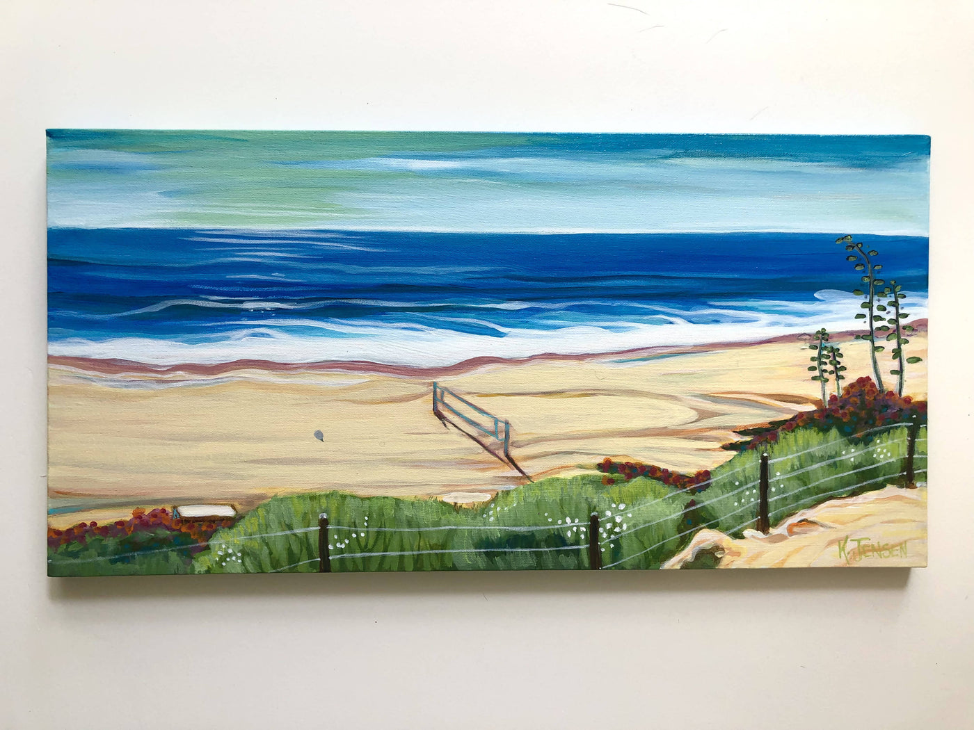 "Carlsbad Beach" by K. Jensen